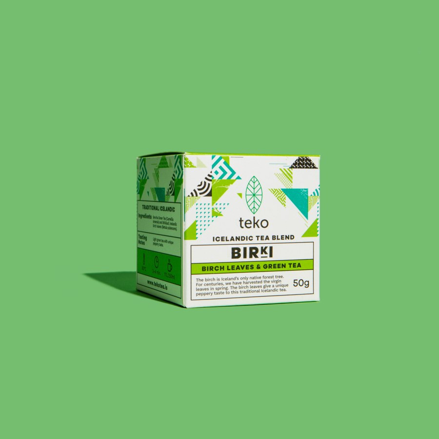 Teko BIRKI — Birch Leaves & Green Tea, Icelandic tea blend